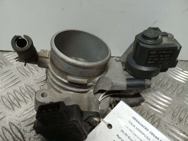 Recambio de caja mariposa para kia rio ipanema berlina referencia OEM IAM 0K24718911  