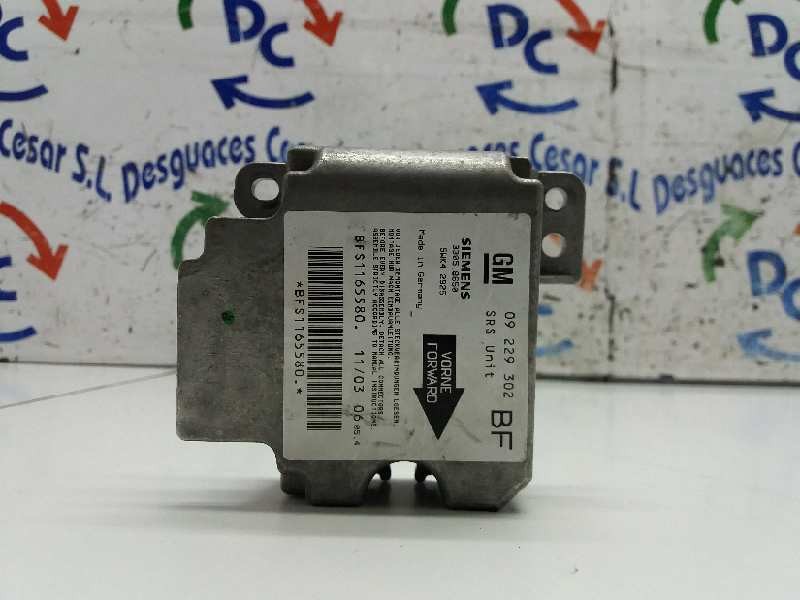 Recambio de centralita airbag para opel astra g berlina comfort referencia OEM IAM 5WK42925 09229302BF 