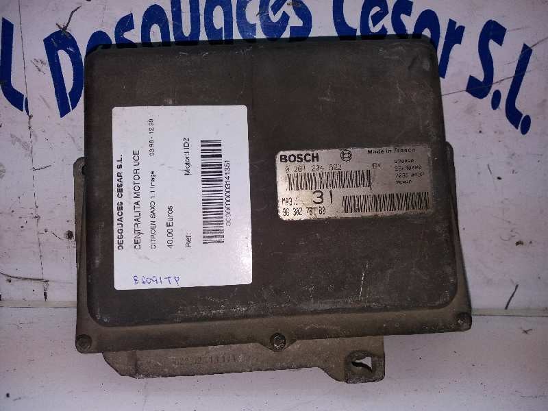 Recambio de centralita motor uce para citroën saxo 1.1 image referencia OEM IAM   