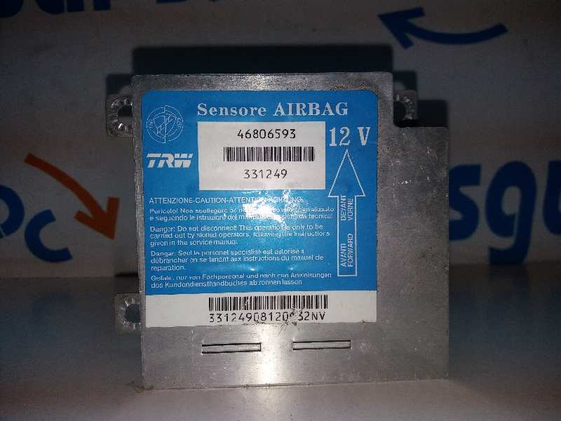 Recambio de centralita airbag para fiat punto berlina (188) 1.9 d (i) referencia OEM IAM 46806593 331249 