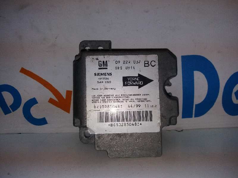 Recambio de centralita airbag para opel astra g berlina comfort referencia OEM IAM 5WK42923 09229037BC  Recambio de centralita airbag para opel astra g berlina comfort referencia OEM IAM 5WK42923 09229037BC