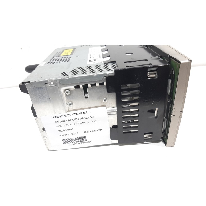 Recambio de sistema audio / radio cd para opel corsa d catch me referencia OEM IAM 344183129 13257028  Recambio de sistema audio / radio cd para opel corsa d catch me referencia OEM IAM 344183129 13257028
