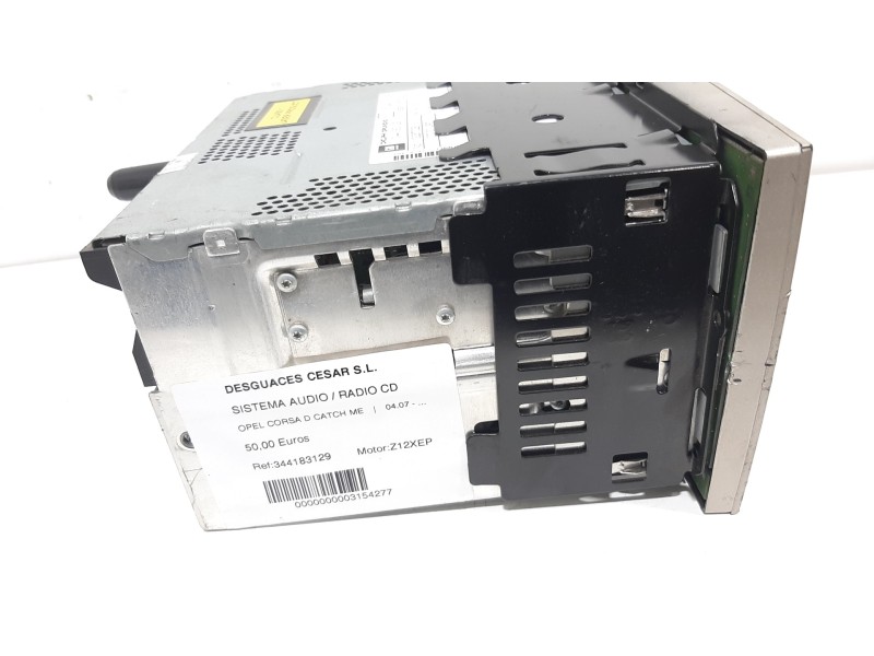 Recambio de sistema audio / radio cd para opel corsa d catch me referencia OEM IAM 344183129 13257028  Recambio de sistema audio / radio cd para opel corsa d catch me referencia OEM IAM 344183129 13257028