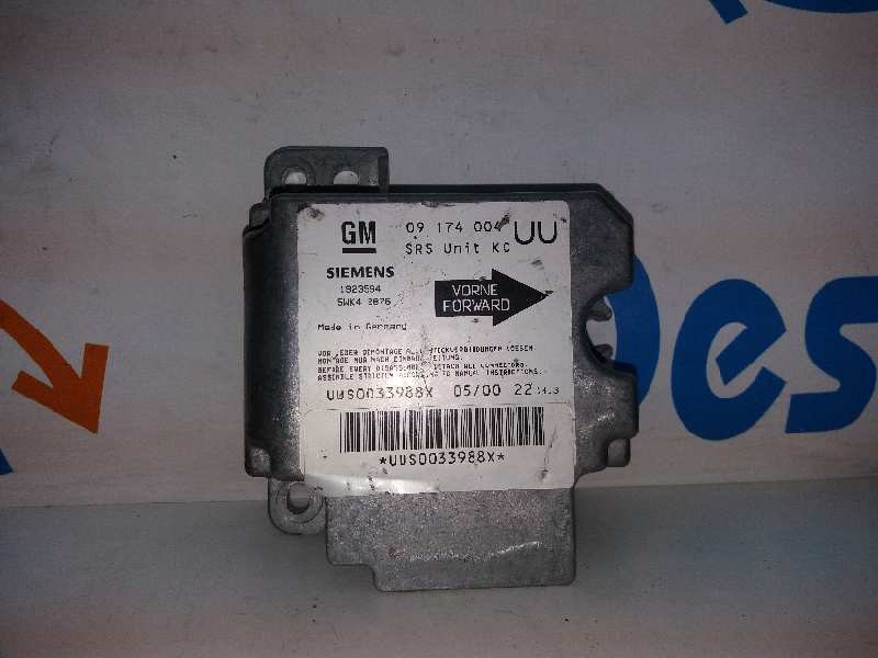 Recambio de centralita airbag para opel astra g berlina comfort referencia OEM IAM 5WK42876 09174004UU 