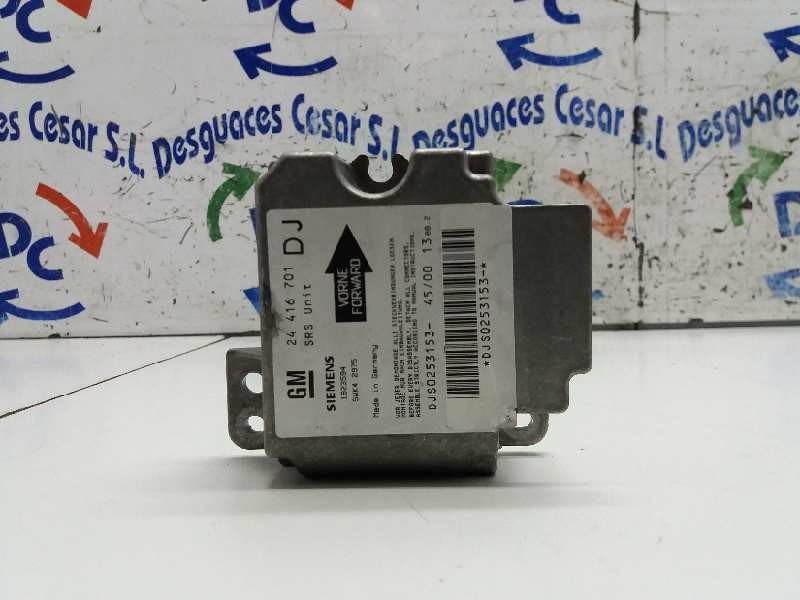 Recambio de centralita airbag para opel vectra b berlina básico (1999) referencia OEM IAM 5WK42975 24416701DJ 