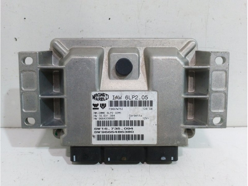 Recambio de centralita motor uce para citroën c4 berlina sx referencia OEM IAM 9665486380 16735094 IAW6LP205