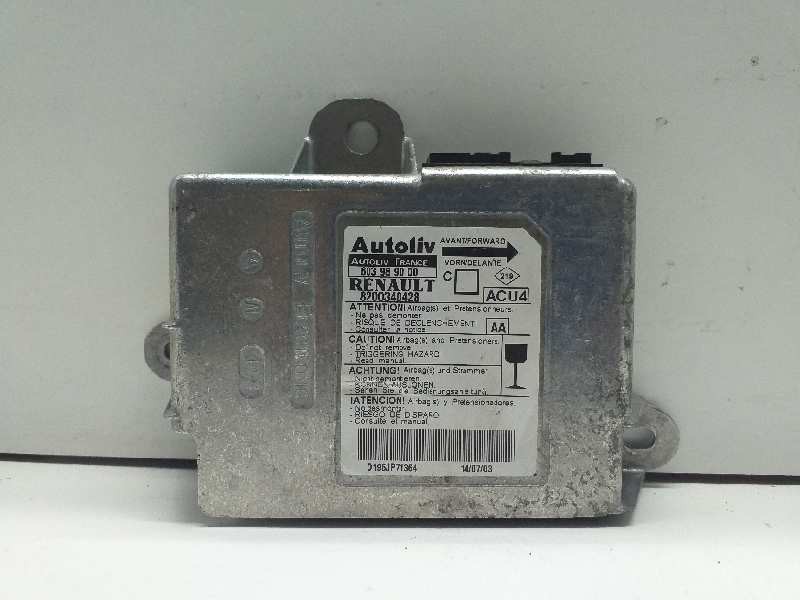 Recambio de centralita airbag para renault megane ii berlina 3p confort dynamique referencia OEM IAM 603989000 8200340428 