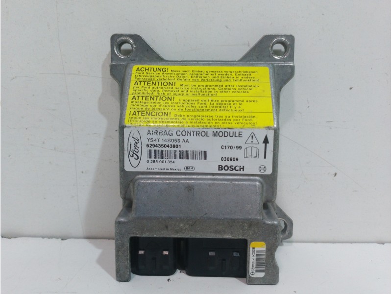 Recambio de centralita airbag para ford focus berlina (cak) ambiente referencia OEM IAM 0285001395 YS4T14B056AA 629435043801