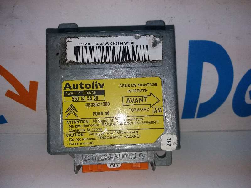 Recambio de centralita airbag para citroën xsara berlina referencia OEM IAM 550535300 9633621380  Recambio de centralita airbag para citroën xsara berlina referencia OEM IAM 550535300 9633621380