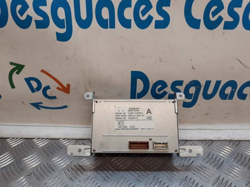 Recambio de pantalla multifuncion para nissan primera berlina (p12) acenta referencia OEM IAM 021394CC5   Recambio de pantalla multifuncion para nissan primera berlina (p12) acenta referencia OEM IAM 021394CC5