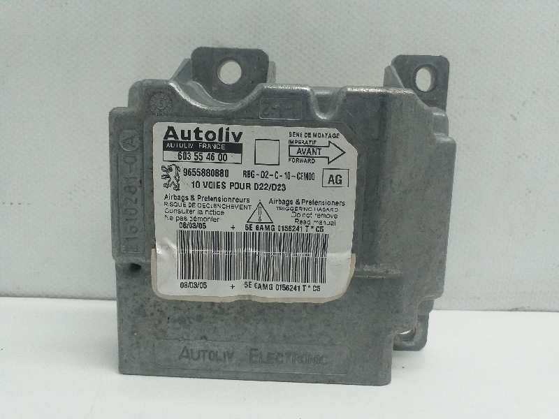 Recambio de centralita airbag para peugeot 407 st confort referencia OEM IAM 603554600 9655880880 