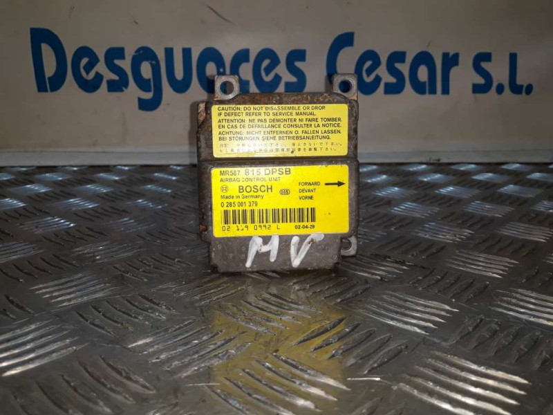 Recambio de centralita airbag para mitsubishi space star (dg0) 1600 referencia OEM IAM 0285001379  