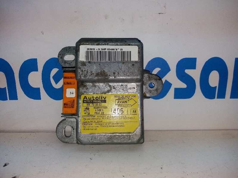 Recambio de centralita airbag para peugeot 406 berlina (s1/s2) srdt referencia OEM IAM 550725200 9638592580 