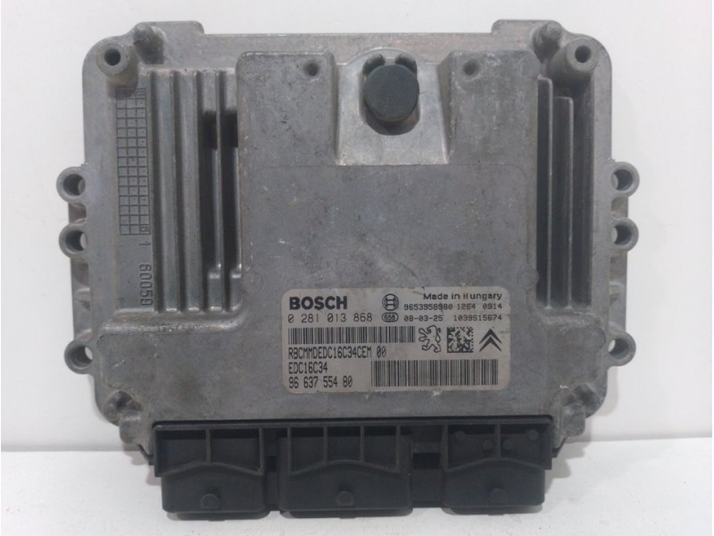 Recambio de centralita motor uce para peugeot 207 x-line referencia OEM IAM  9663755480 0281013868