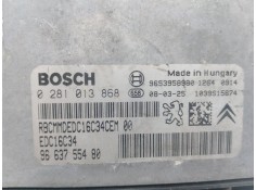 Recambio de centralita motor uce para peugeot 207 x-line referencia OEM IAM  9663755480 0281013868 2