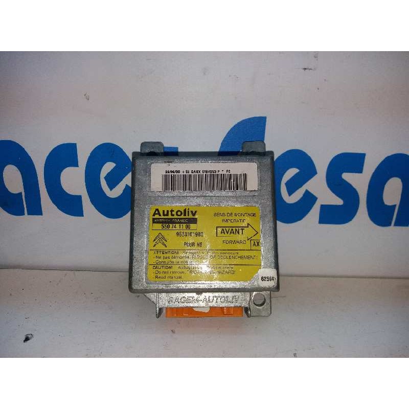 Recambio de centralita airbag para citroën xsara berlina 1.6 attraction referencia OEM IAM 550741100 9638101980 