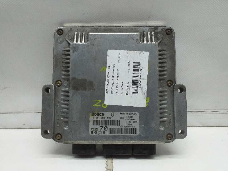 Recambio de centralita motor uce para peugeot 206 berlina xs referencia OEM IAM 0281010594 9642013980 