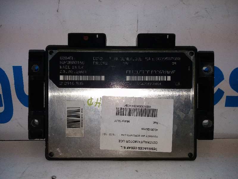 Recambio de centralita motor uce para peugeot 206 berlina x-line referencia OEM IAM 9639587680 9640899880 