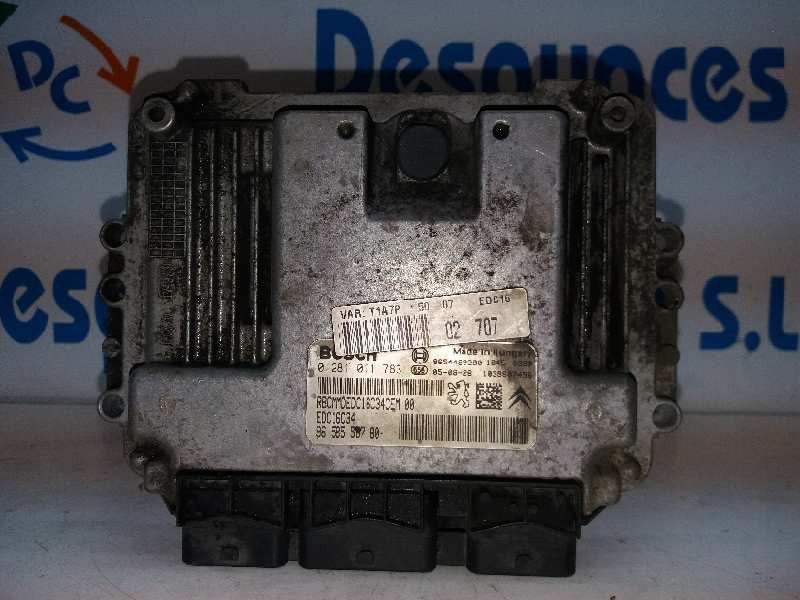 Recambio de centralita motor uce para peugeot 206 berlina x-line referencia OEM IAM 0281011783 9658558780 