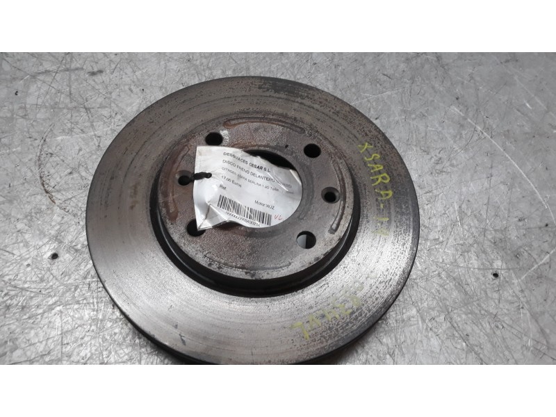 Recambio de disco freno delantero izquierdo para citroën xsara berlina 1.9d tonic referencia OEM IAM   