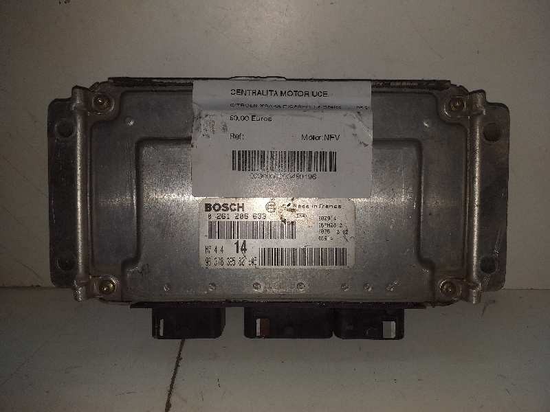 Recambio de centralita motor uce para citroën xsara picasso 1.6 básico referencia OEM IAM 0261206633 9637839580 