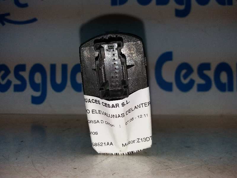 Recambio de mando elevalunas delantero izquierdo para opel corsa d cmon referencia OEM IAM 13258521AA  