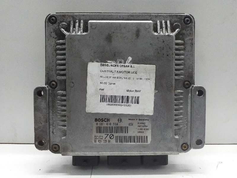 Recambio de centralita motor uce para peugeot 206 berlina xs referencia OEM IAM 0281010594 9642013980 