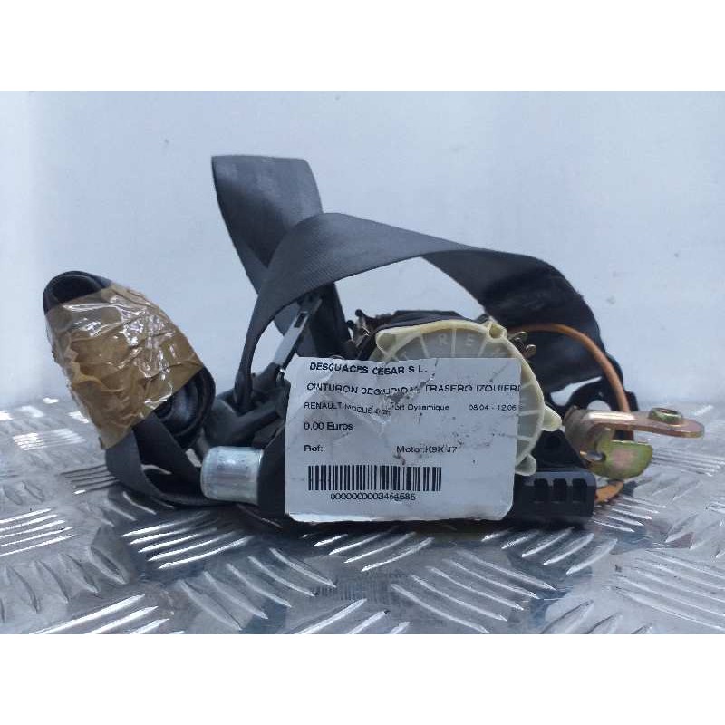 Recambio de cinturon seguridad trasero izquierdo para renault modus confort dynamique referencia OEM IAM   