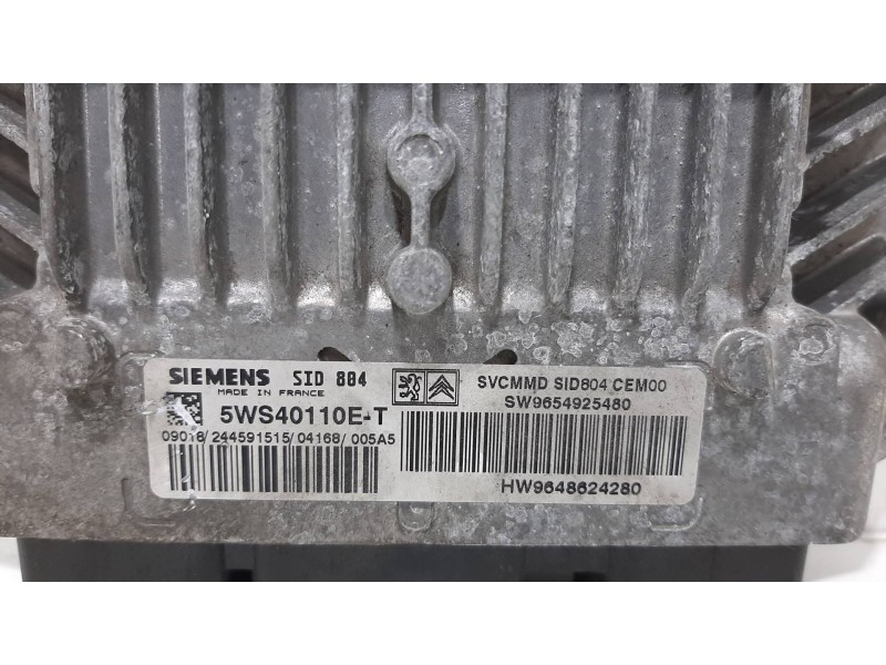 Recambio de centralita motor uce para citroën c2 sx referencia OEM IAM 5WS40110ET  