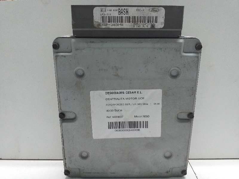 Recambio de centralita motor uce para ford mondeo berlina (gd) ghia referencia OEM IAM XS7F12A650RA 1034637 
