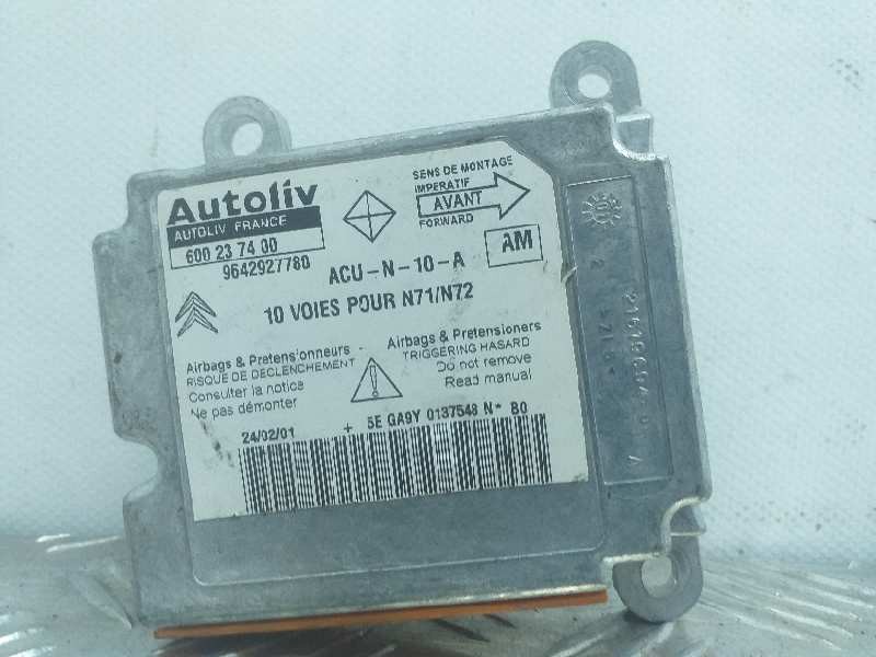 Recambio de centralita airbag para citroën xsara berlina 1.6i 16v sx referencia OEM IAM 600237400 9642927780 