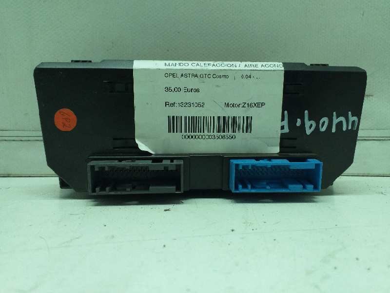 Recambio de mando calefaccion / aire acondicionado para opel astra gtc cosmo referencia OEM IAM 13231052  