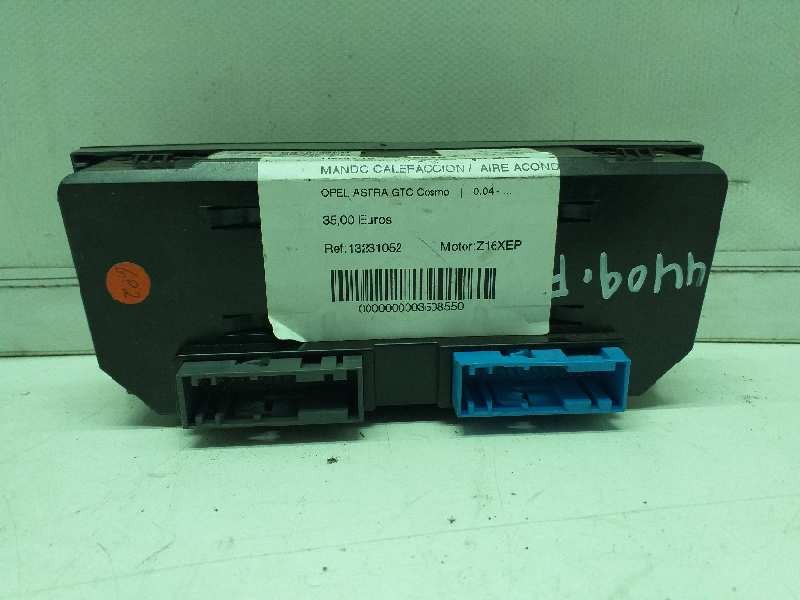 Recambio de mando calefaccion / aire acondicionado para opel astra gtc cosmo referencia OEM IAM 13231052  