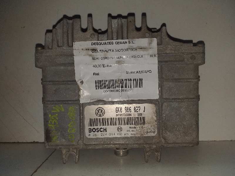 Recambio de centralita motor uce para seat cordoba berlina (6k2) clx referencia OEM IAM 0261204844 6K0906027J  Recambio de centralita motor uce para seat cordoba berlina (6k2) clx referencia OEM IAM 0261204844 6K0906027J