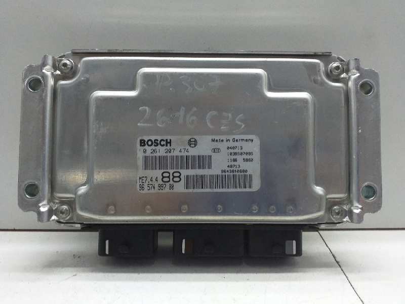 Recambio de centralita motor uce para peugeot 307 (s1) xr referencia OEM IAM 0261207474 9657499780  Recambio de centralita motor uce para peugeot 307 (s1) xr referencia OEM IAM 0261207474 9657499780