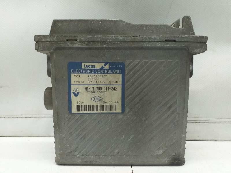 Recambio de centralita motor uce para renault megane i scenic (ja0) 1.9 d alize referencia OEM IAM HOM7700111342  