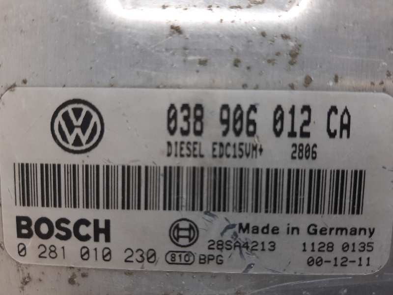 Recambio de centralita motor uce para seat toledo (1m2) select referencia OEM IAM 038906012CA 0281010230 