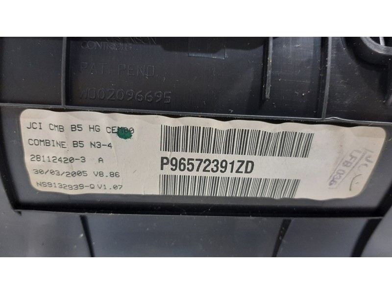 Recambio de cuadro instrumentos para citroën c4 coupe vtr plus referencia OEM IAM   