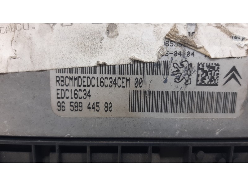 Recambio de centralita motor uce para citroën c4 coupe vtr plus referencia OEM IAM   