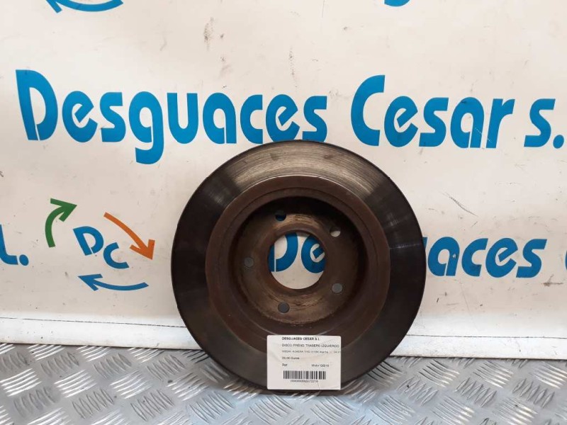 Recambio de disco freno trasero izquierdo para nissan almera tino (v10m) acenta referencia OEM IAM   