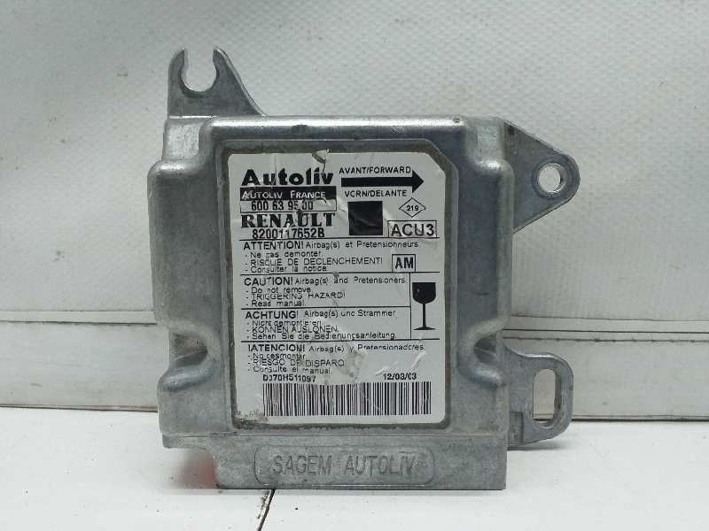 Recambio de centralita airbag para renault scenic (ja..) 1.6 16v expression referencia OEM IAM 600639500 8200117652B 