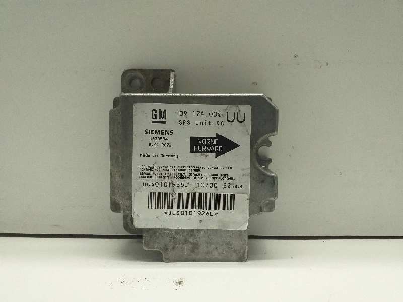 Recambio de centralita airbag para opel astra g caravan elegance referencia OEM IAM 5WK42876 1923594 09174004