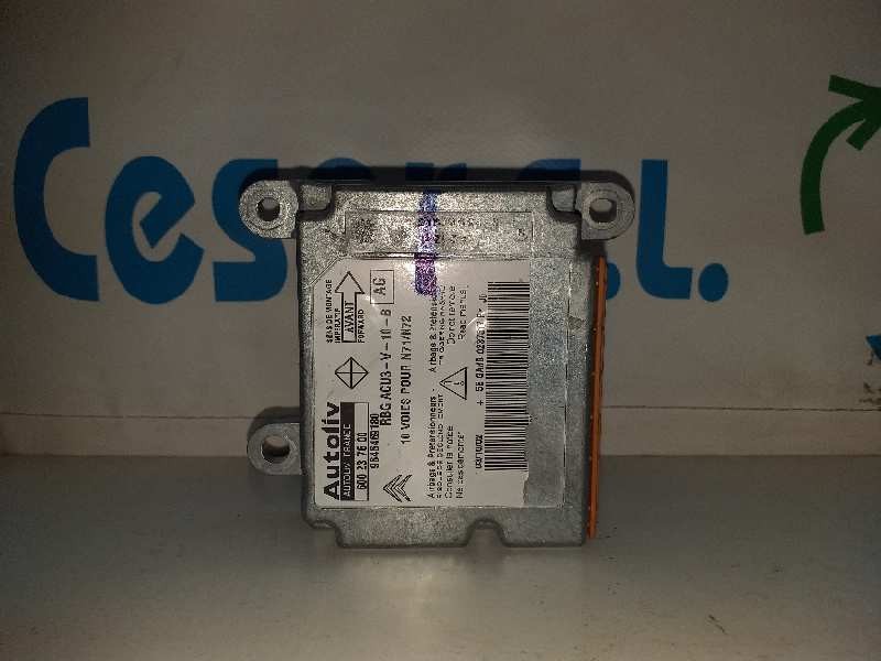 Recambio de centralita airbag para citroën xsara berlina 2.0 hdi 66kw premier referencia OEM IAM 600237600 9646469180 