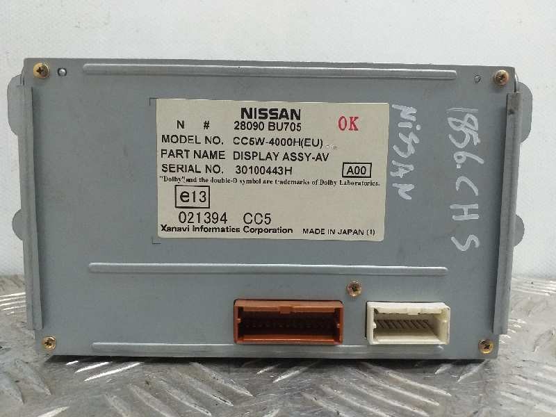 Recambio de pantalla multifuncion para nissan almera tino (v10m) acenta referencia OEM IAM   