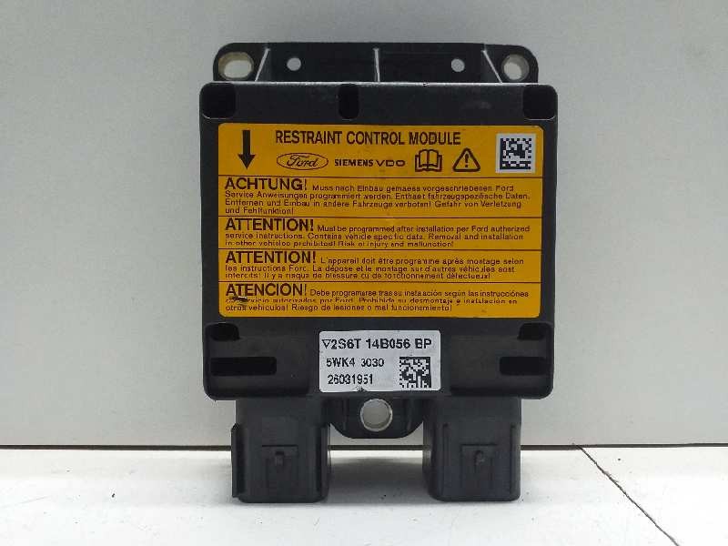 Recambio de centralita airbag para ford fusion (cbk) trend referencia OEM IAM 5WK43030 2S6T14B056BP 