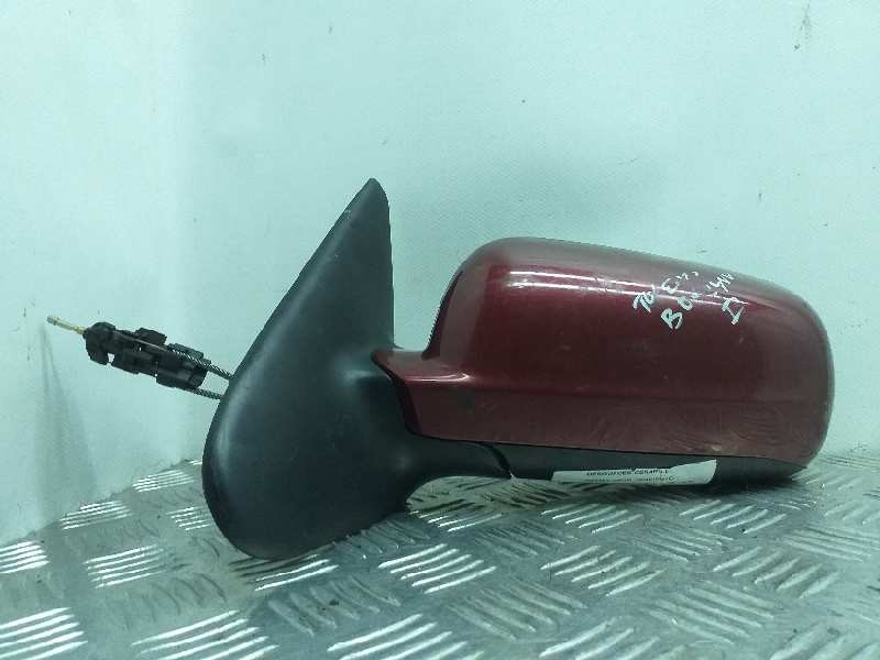 Recambio de retrovisor izquierdo para seat toledo (1l) base referencia OEM IAM 1L0857507R MANUAL GRANATE