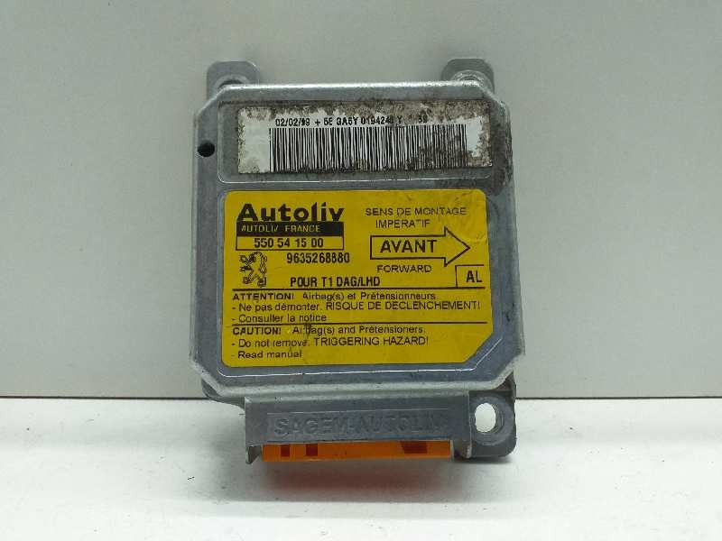 Recambio de centralita airbag para peugeot 206 berlina xr referencia OEM IAM 550541500 9635268880 