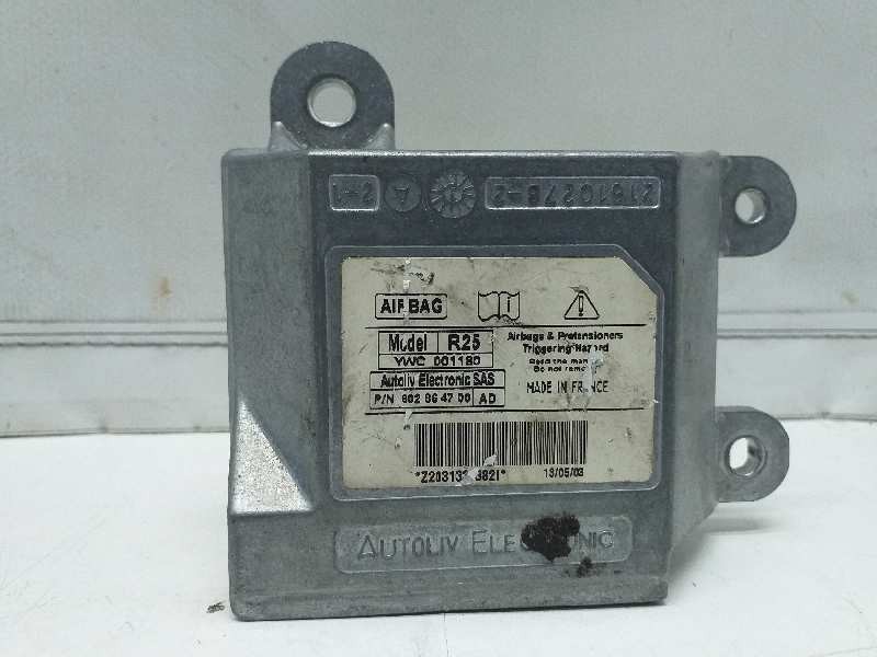 Recambio de centralita airbag para mg mg zr (f/rf) 105 referencia OEM IAM MODELO-R25 YCY001180 