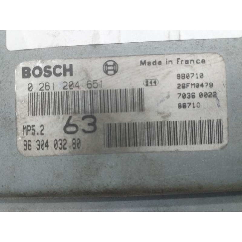 Recambio de centralita motor uce para peugeot 406 coupe (s1/s2) 3.0 v6 referencia OEM IAM 0261204651 9630403280 