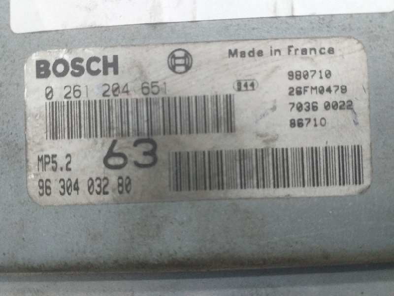 Recambio de centralita motor uce para peugeot 406 coupe (s1/s2) 3.0 v6 referencia OEM IAM 0261204651 9630403280 